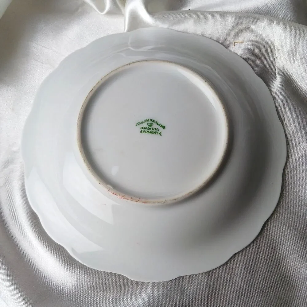 Johann Haviland Blue Garland Saucer